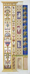 Panneau de la loggia de Raphaël au Vatican, de 